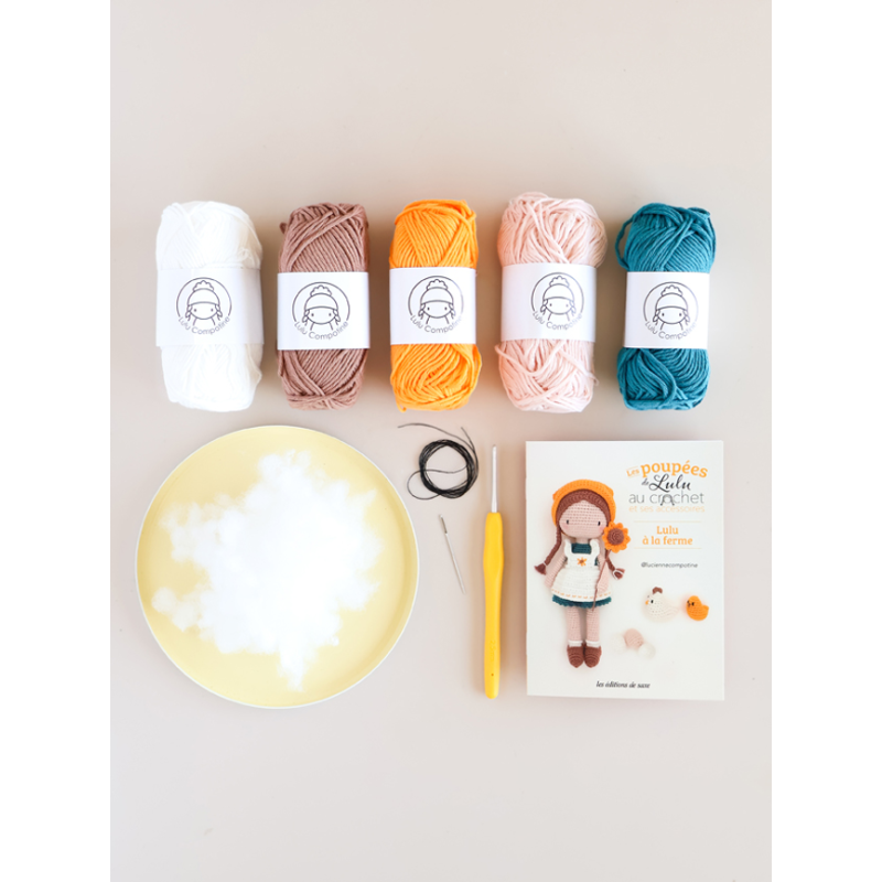 Coffret Lulu à la ferme Kit Crochet