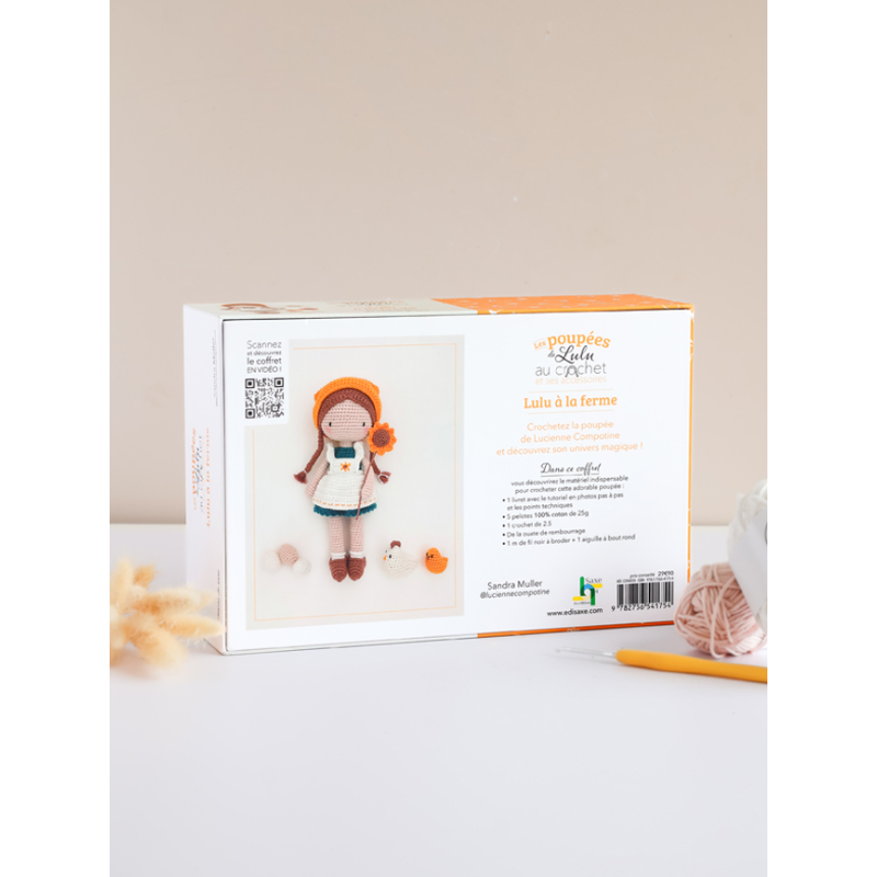 Coffret Lulu à la ferme Kit Crochet