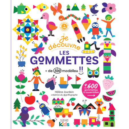 Je découvre les gommettes : livre jeunesse