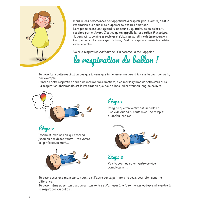 Respire ! La sophrologie adaptée aux enfants Livre Jeunesse