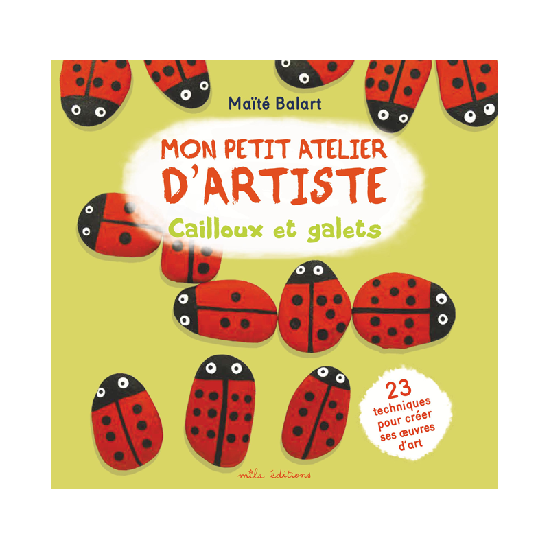 Mon petit atelier d'artiste : Cailloux et galets Livre Jeunesse