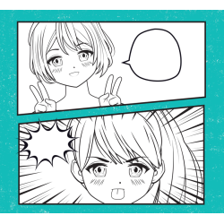 Mon gros cahier de mangas à colorier Jeunesse Mon gros cahier de mangas à colorier Jeunesse