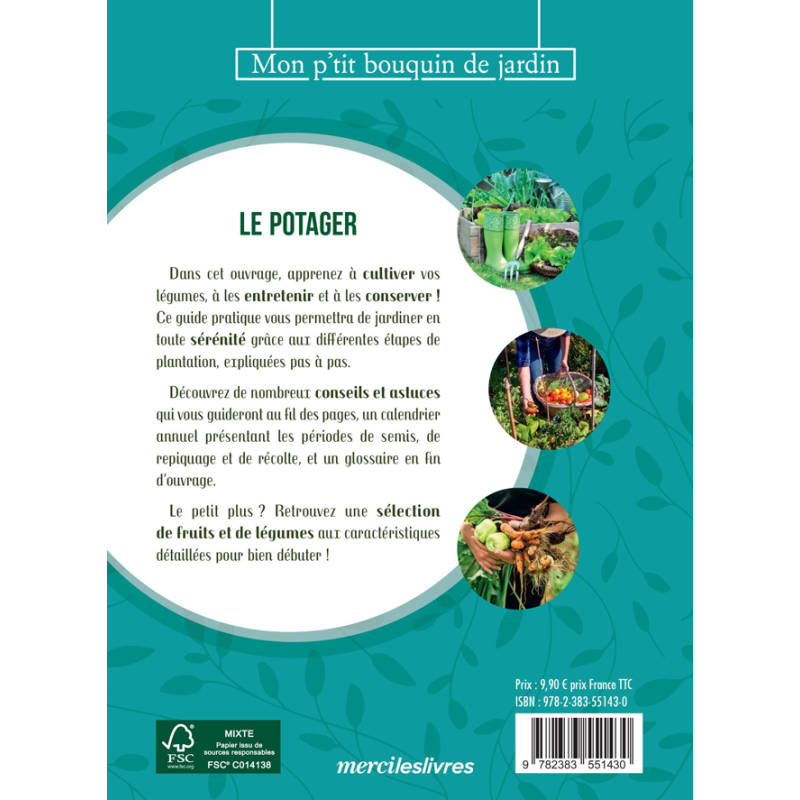 Le potager Livre Loisirs créatifs