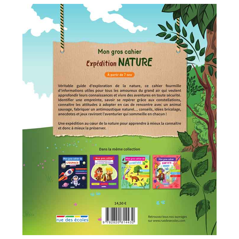 Mon gros cahier : Expédition nature Livre Jeunesse