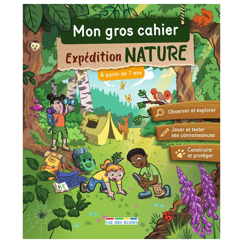 Mon gros cahier : Expédition nature Livre Jeunesse