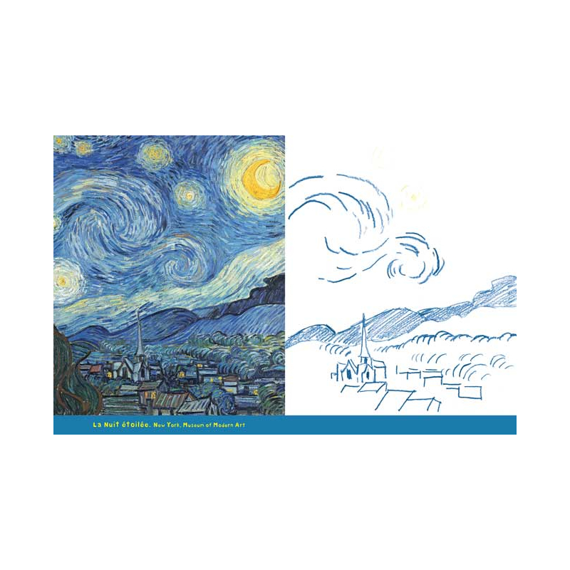 L'art à colorier : Van Gogh Livre Jeunesse
