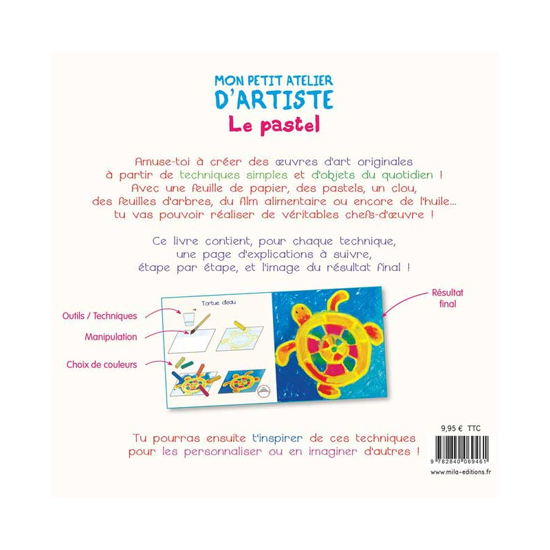 Mon petit atelier d'artiste : Le pastel Livre Jeunesse