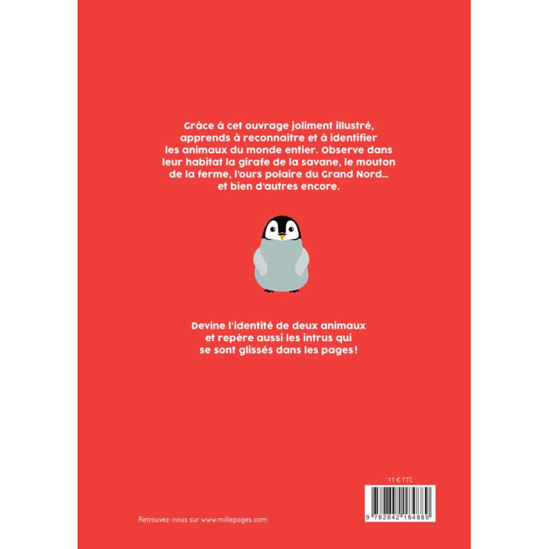 Cherche et trouve les animaux Livre Jeunesse