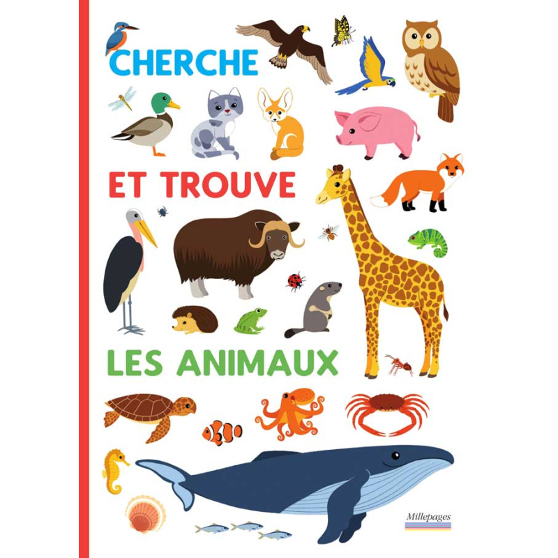 Cherche et trouve les animaux Livre Jeunesse