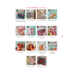 Accessoires en granny squares Crochet Accessoires en granny squares Crochet
