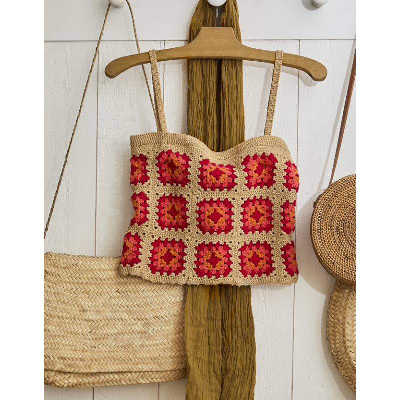 Accessoires en granny squares Crochet