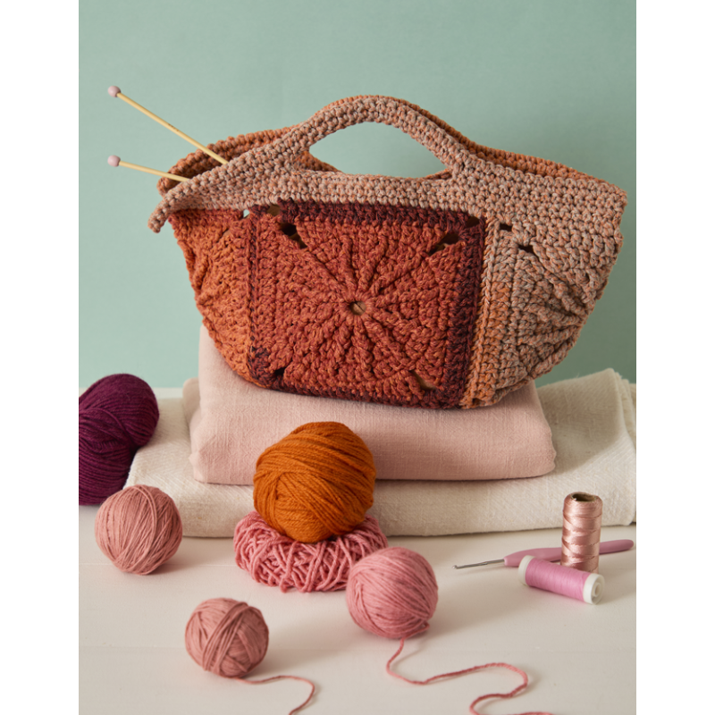 Accessoires en granny squares Crochet