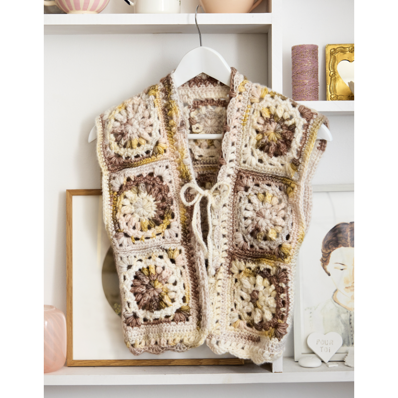 Accessoires en granny squares Crochet