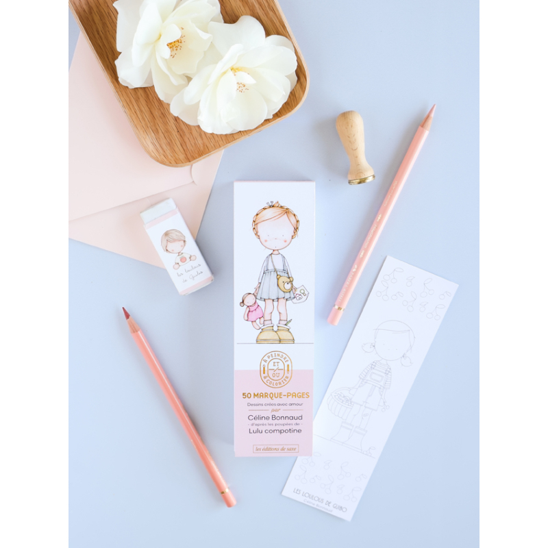 50 Marque pages LOULOU x LULU Kit Accueil