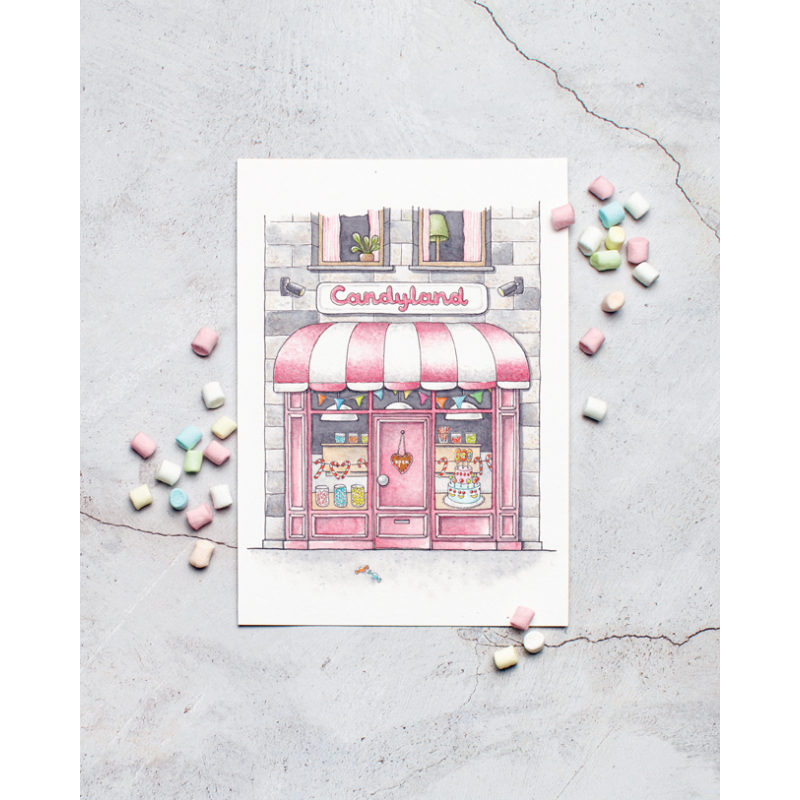 Petites échoppes à l'aquarelle Accueil