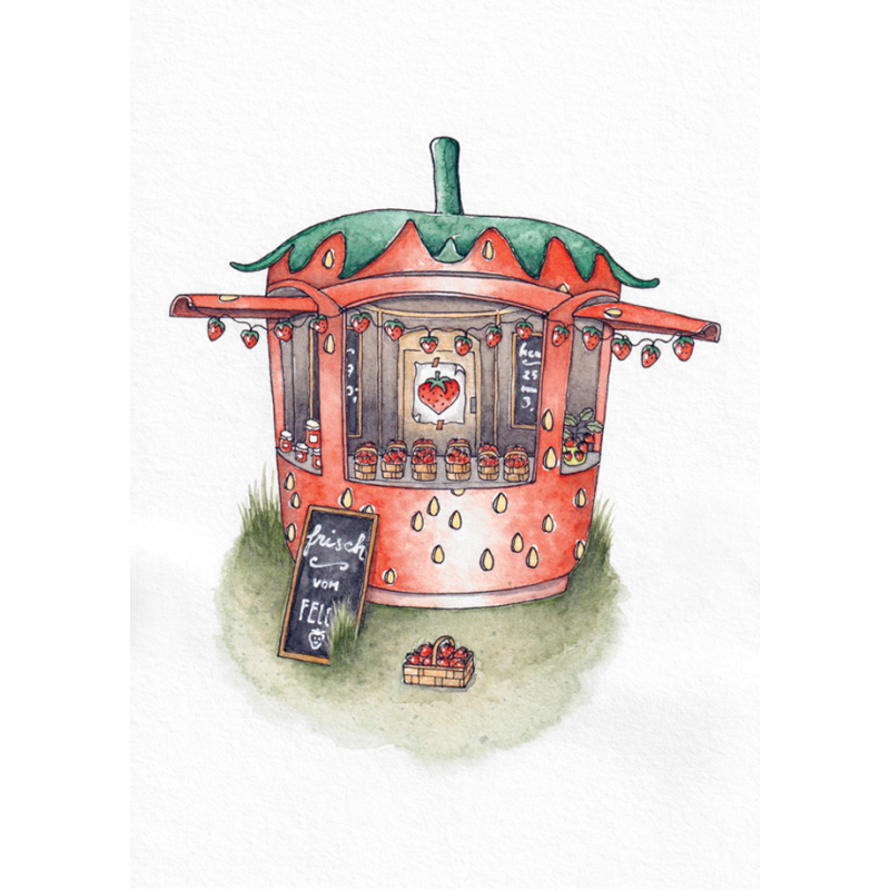 Petites échoppes à l'aquarelle Accueil