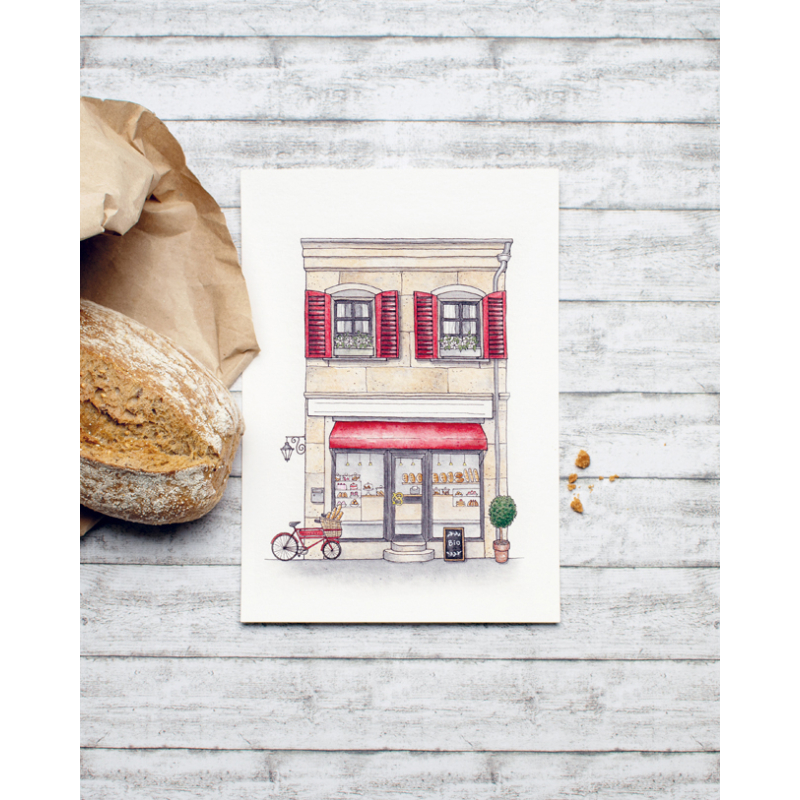 Petites échoppes à l'aquarelle Accueil