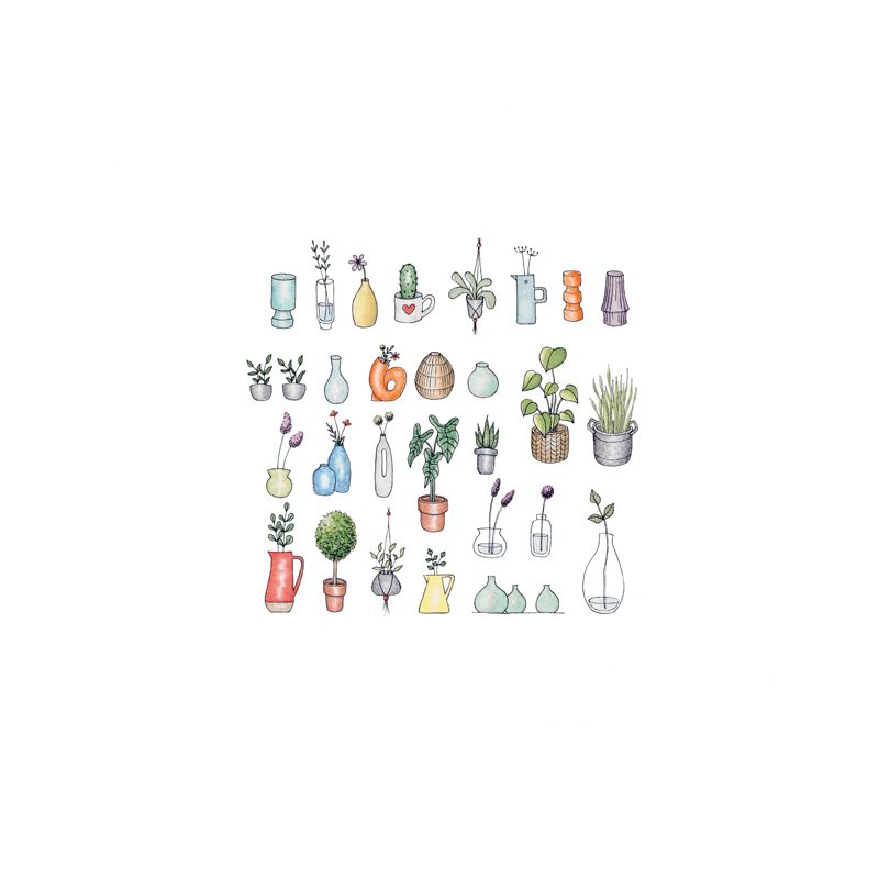 Petites échoppes à l'aquarelle Accueil