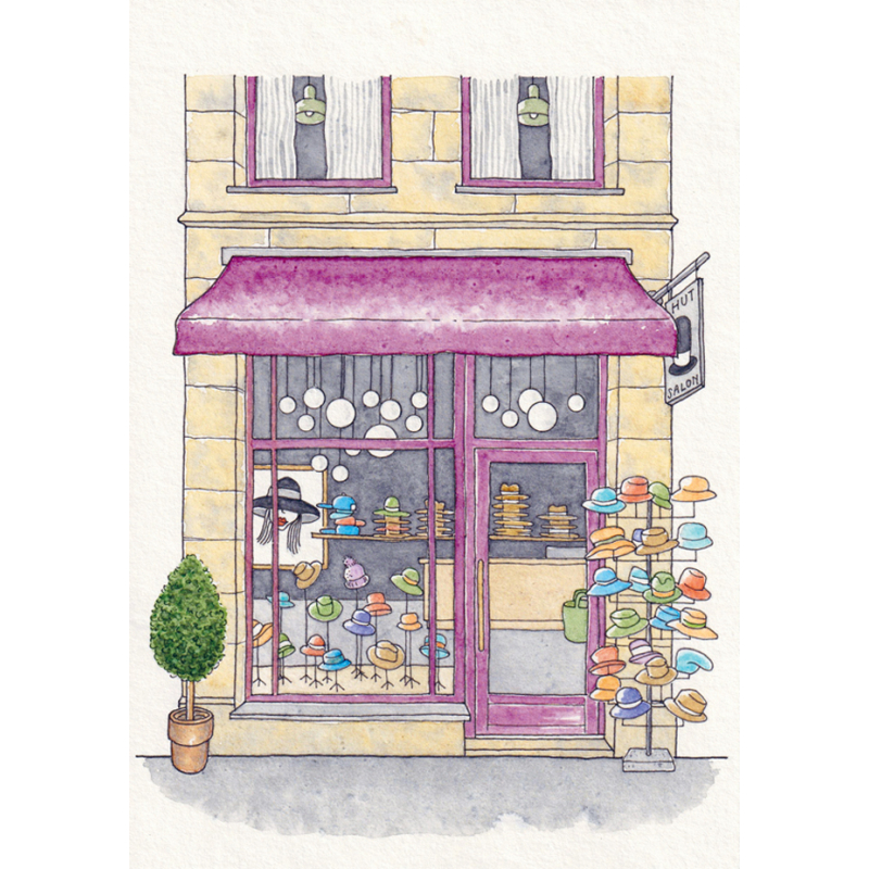 Petites échoppes à l'aquarelle Accueil