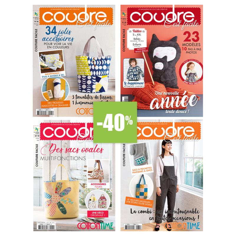 4 Coudre c’est facile – Couture créative Lot Couture