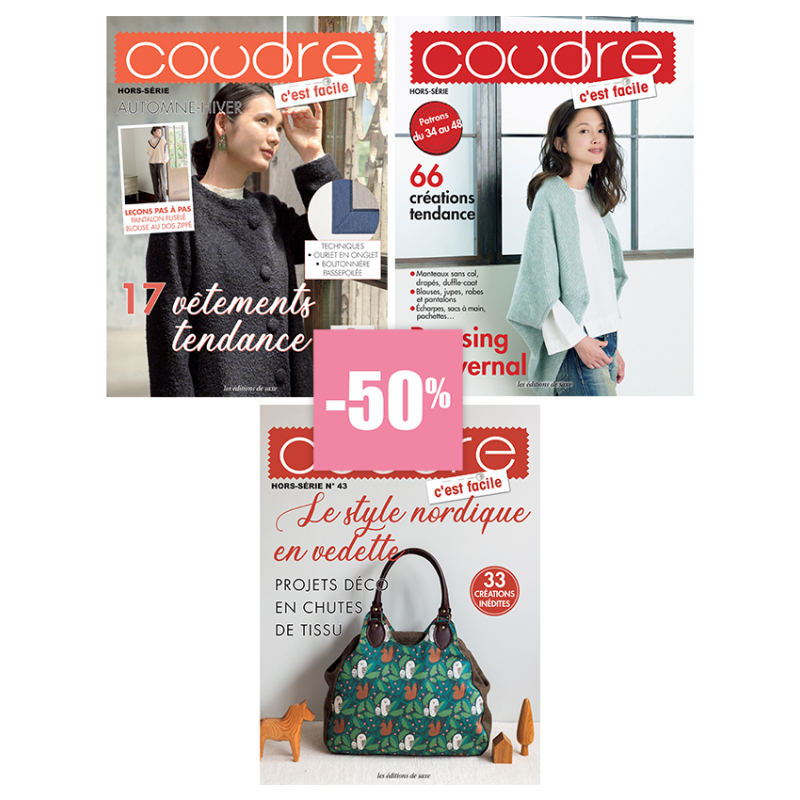 3 Coudre c’est facile – Style & saison Lot Couture