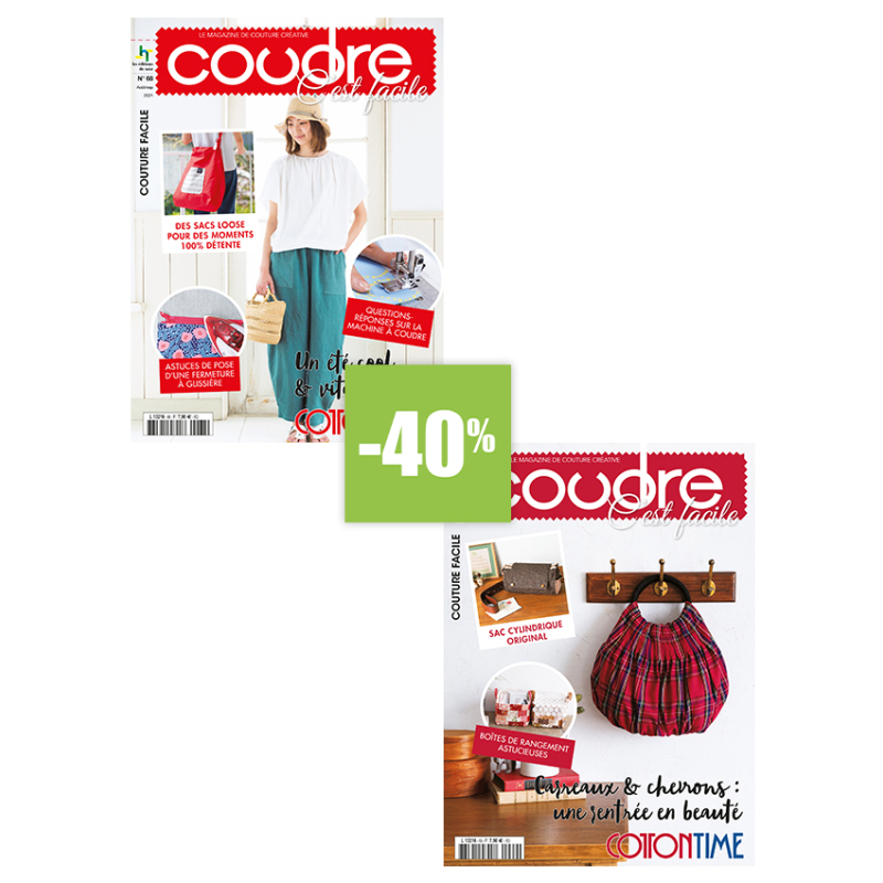 2 Coudre c’est facile – Look vitaminé & rentrée chic Lot Couture