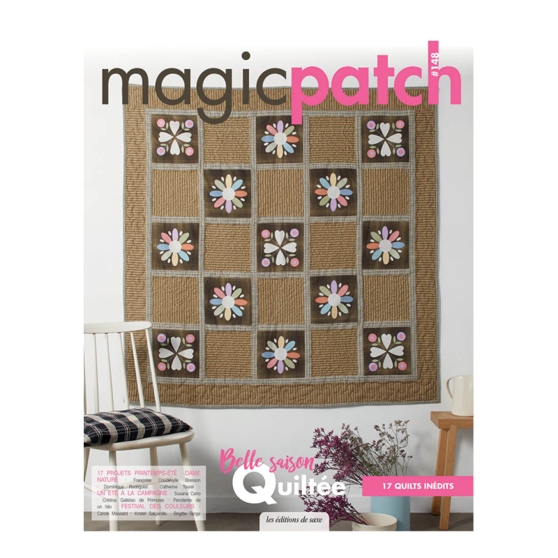 2 Magic Patch – Quilts cosy & belle saison Lot, Magazine Patchwork