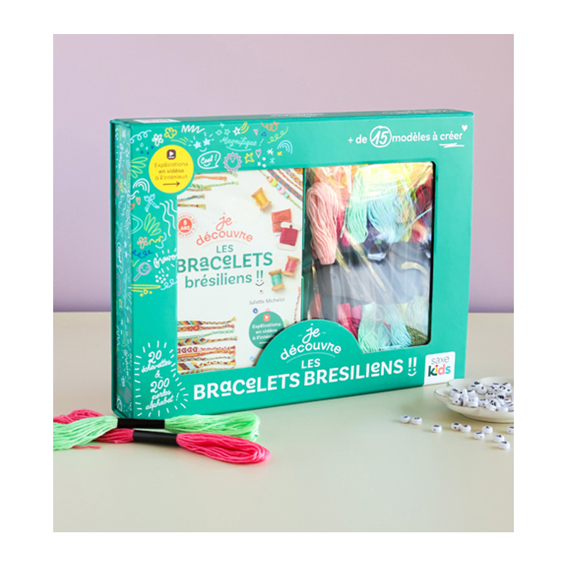 Coffret Je découvre les bracelets brésiliens Kit COFFRETS