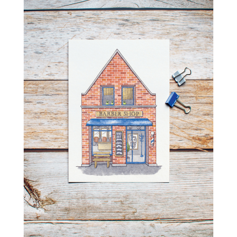 Petites échoppes à l'aquarelle Accueil