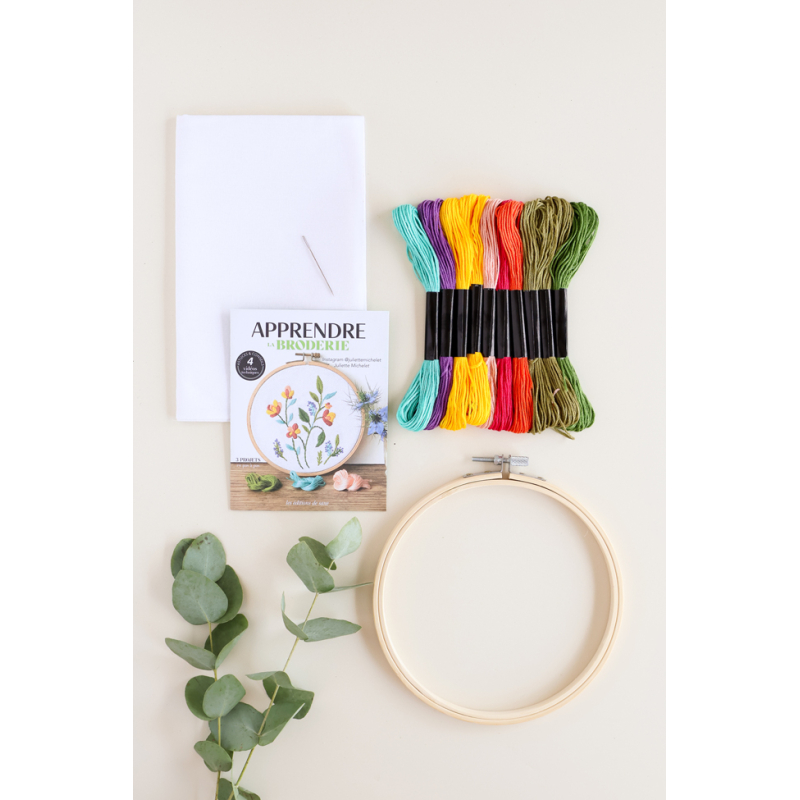 Coffret Apprendre la broderie Kit Broderie