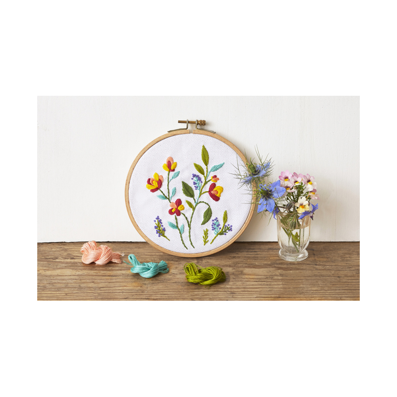 Coffret Apprendre la broderie Kit Broderie