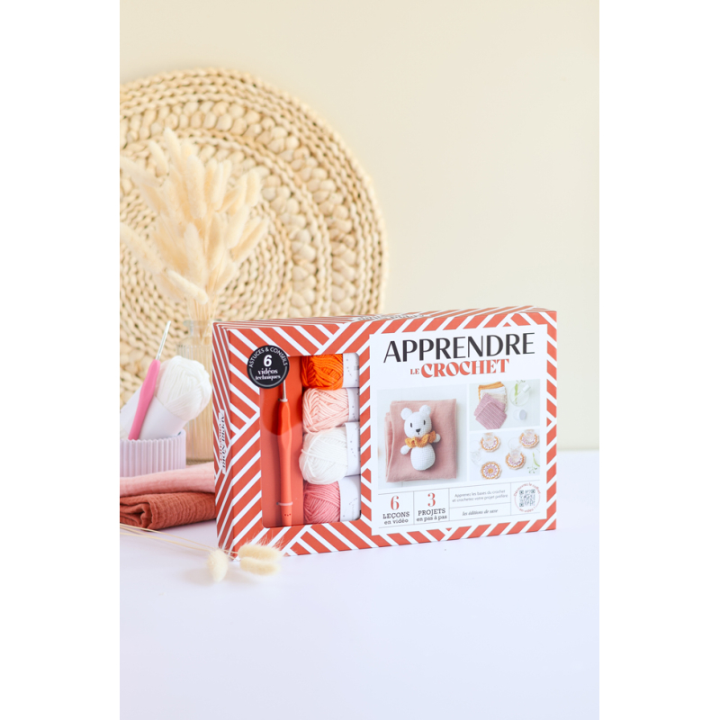 Coffret Apprendre le crochet Kit Crochet
