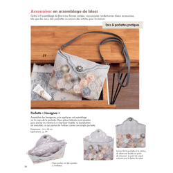 50 ouvrages quiltés kawaii - Assemblage de blocs Patchwork