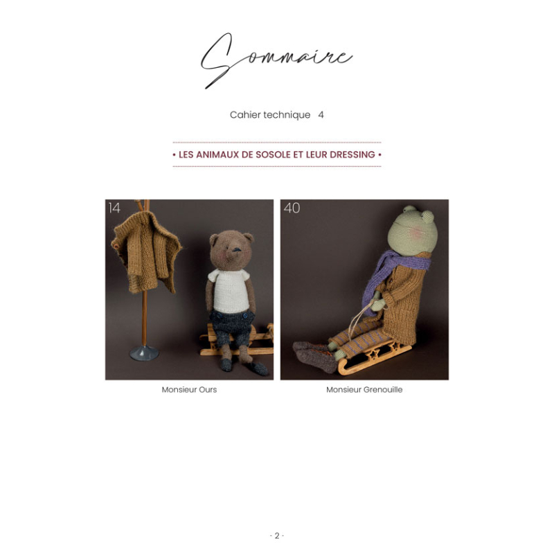 Les animaux de Sosole & leurs dressing Tricot