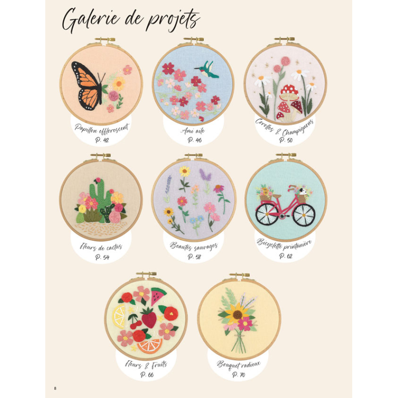 Broderie de fleurs Broderie