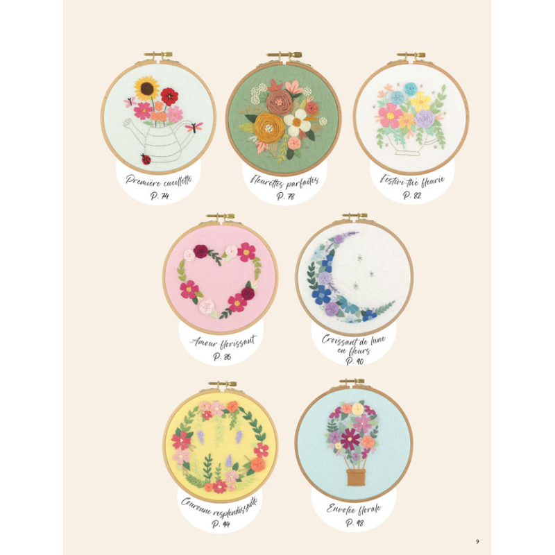 Broderie de fleurs Broderie