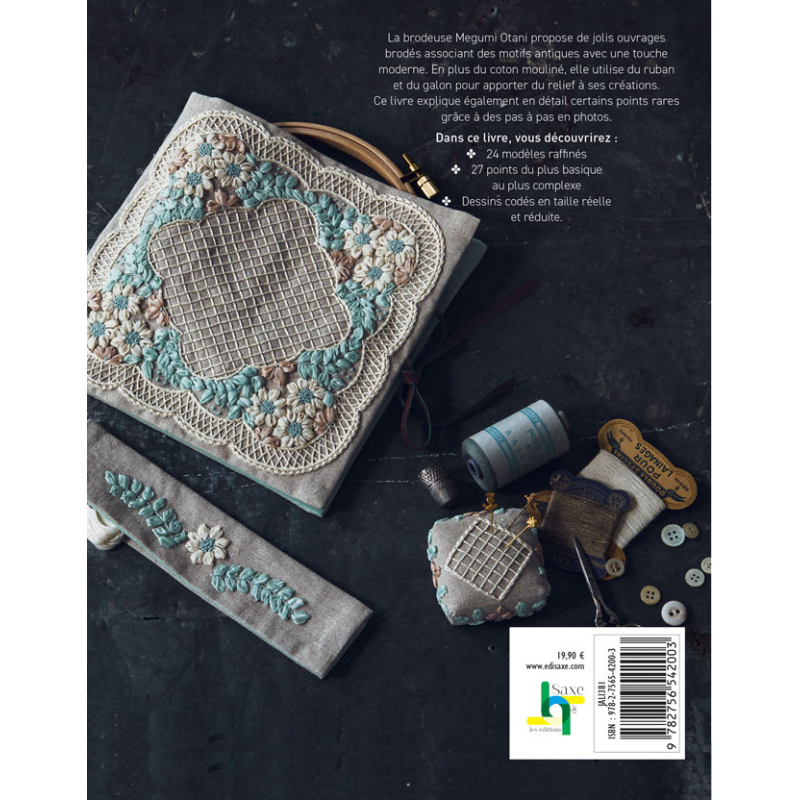Motifs anciens en broderie traditionnelle & ruban Broderie