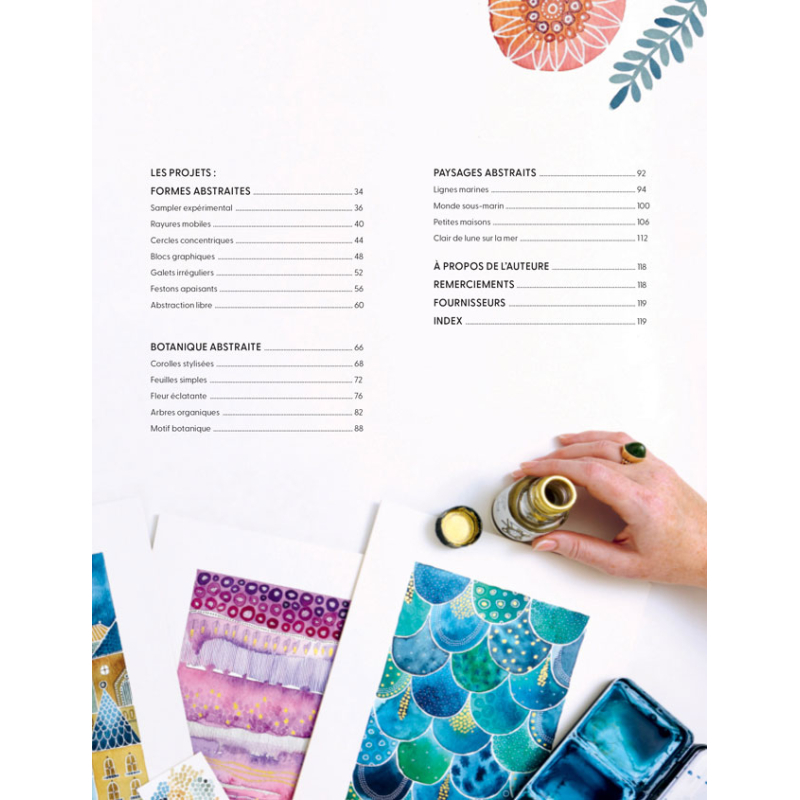 Aquarelle abstraite & créative Beaux-arts