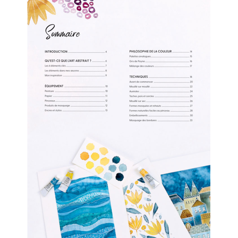Aquarelle abstraite & créative Beaux-arts