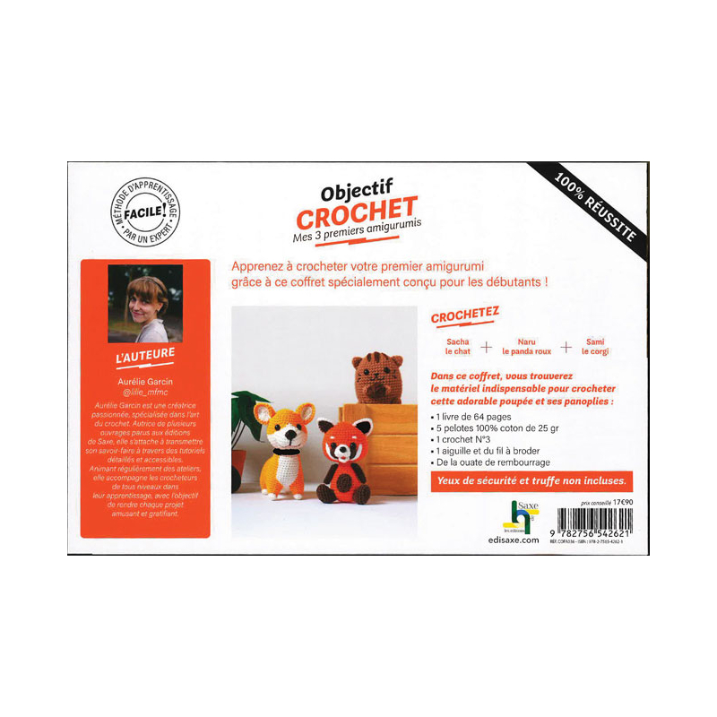 Coffret Mes premiers amigurumis Kit COFFRETS