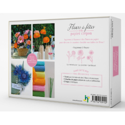 Coffret Fleurs de fêtes en pap - Occasion Kit COFFRETS