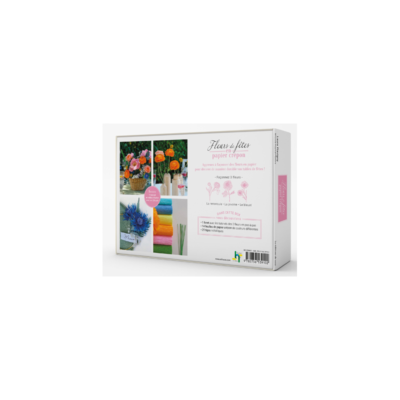 Coffret Fleurs de fêtes en pap - Occasion Kit COFFRETS
