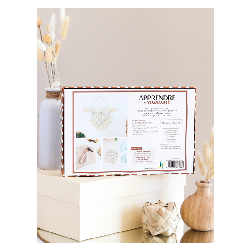 Coffret Apprendre le macramé - Occasion Kit DIY