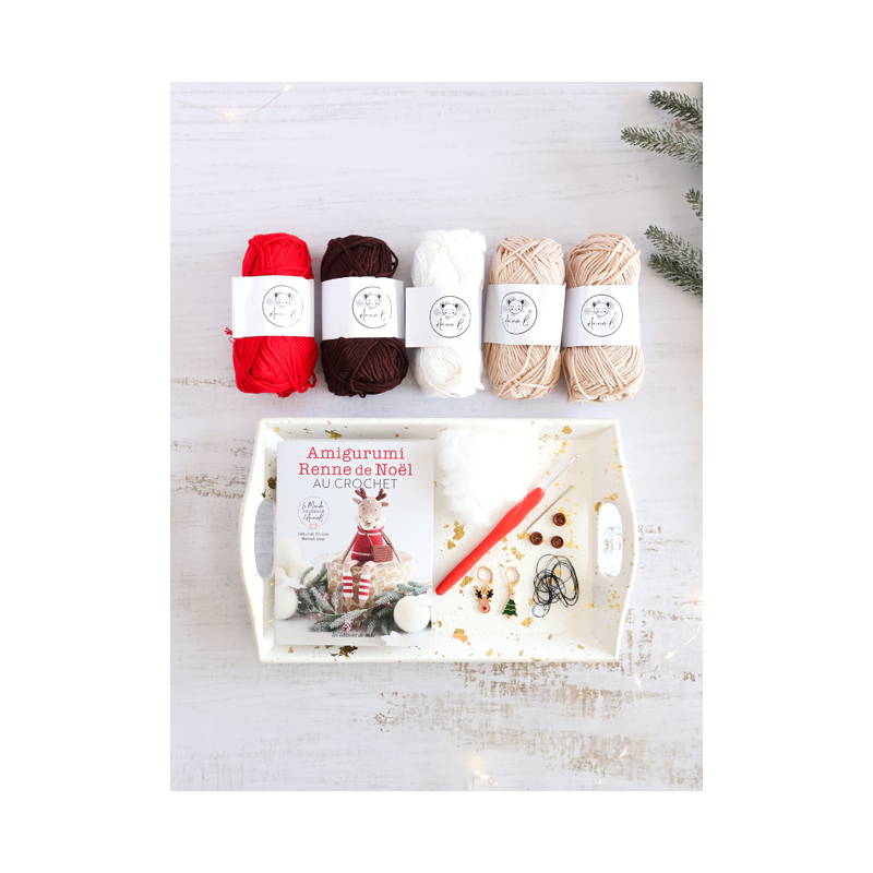 Coffret Amigurumi Renne de Noë - Occasion Kit Crochet