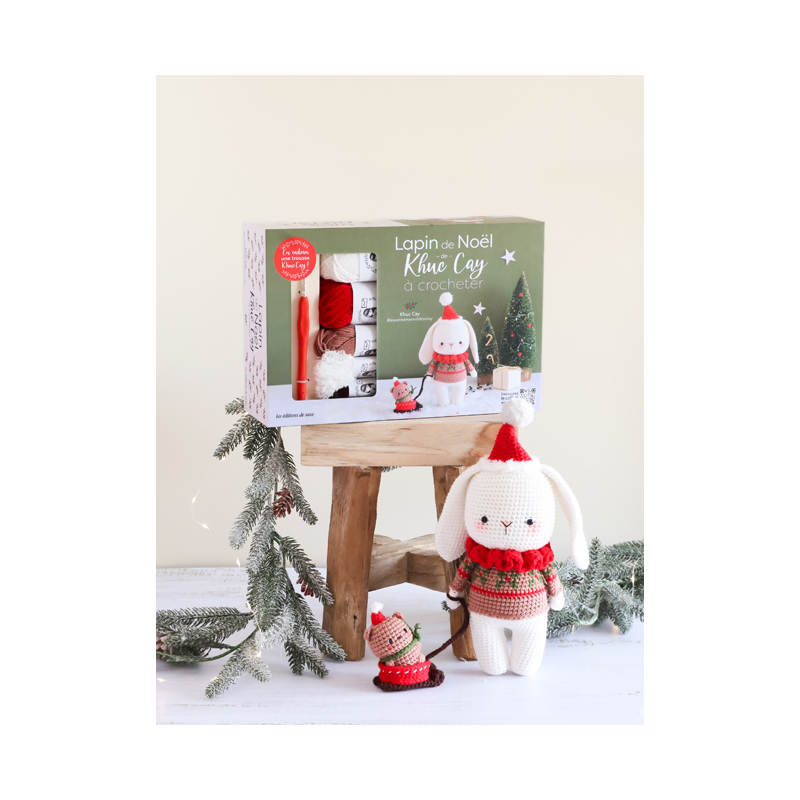 Coffret Lapin de Noël de Khuc - Occasion Kit Crochet