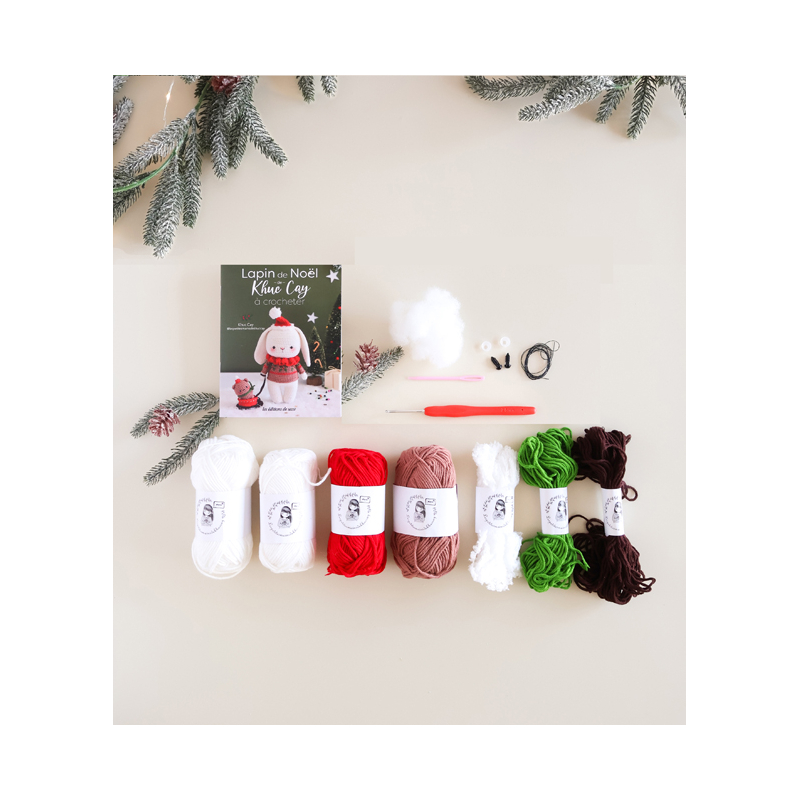 Coffret Lapin de Noël de Khuc - Occasion Kit Crochet
