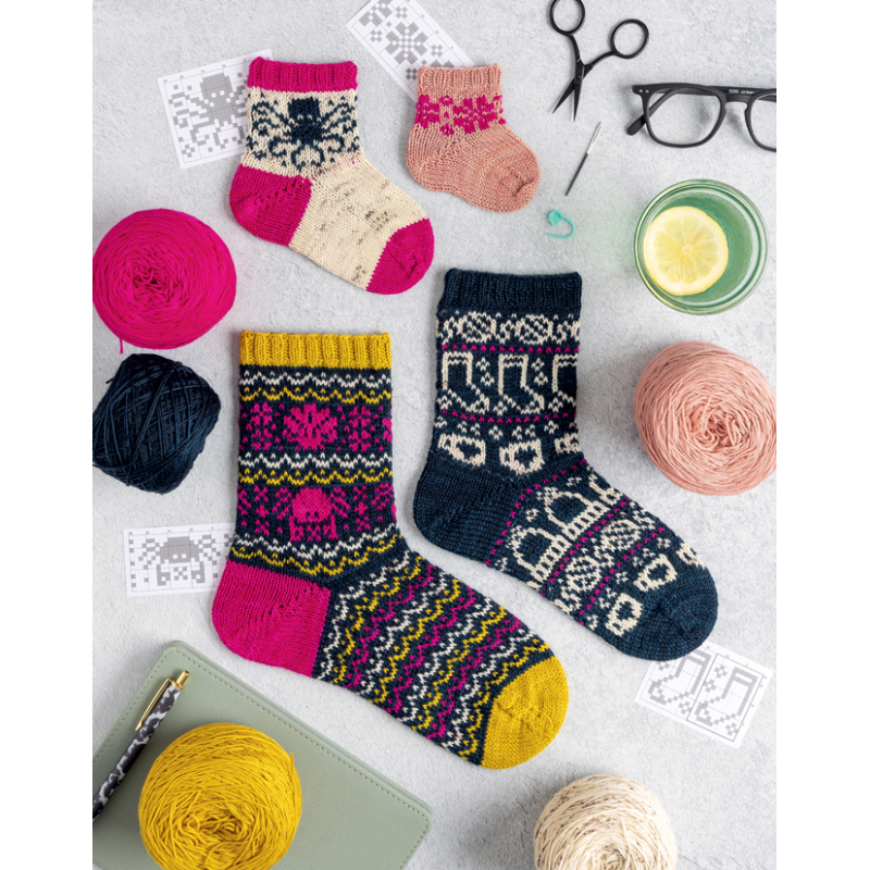 Le répertoire des motifs doodles au tricot Tricot