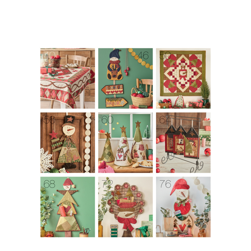 Un Noël en patchwork - 15 projets Patchwork