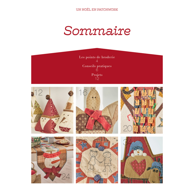 Un Noël en patchwork - 15 projets Patchwork
