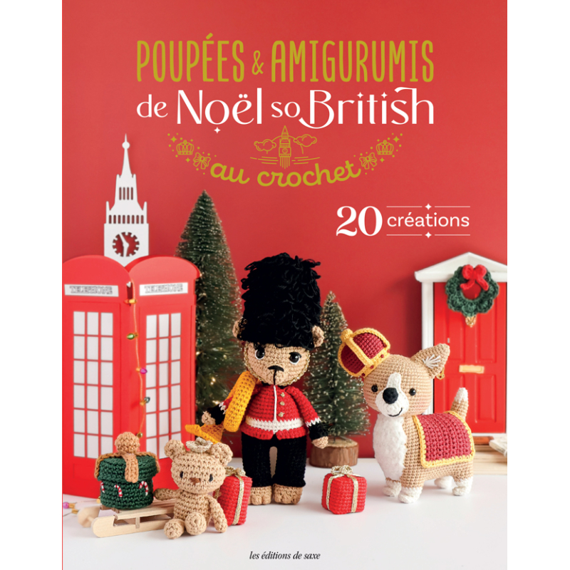 Poupées & amigurumis de Noël so british Crochet